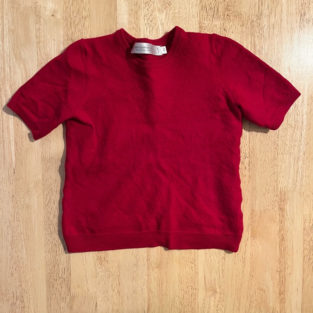 Simons Vibrant Red Kids Tee